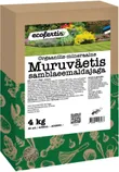 ORGAANILINE MURUVÄETIS SAMBLA EEMALDAMISEKS BAKTERITEGA ECOFERTIS 4KG