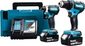 COMBOKIT MAKITA DLX2289TJ 18V 2X5,0AH (DDF485+DTD153)