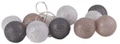 JÕULUVALGUSTUS ECO BRIGHT COTTON BULBS 10LED, IP20, 1,35M, 2XAA