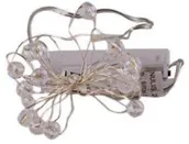 JÕULUVALGUSTUS ECO BRIGHT MOON COPPER 20LED, IP20, 1,9M, 2XAA SOE VALGE
