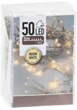 JÕULUVALGUSTUS 50 LED TAIMERIGA, SOE VALGE