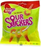 KOMMID RED BAND SOUR SUCKERS 100G