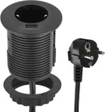 PIKENDUSJUHE ELECTRALINE TOWER USB H05VV-F 3G1,0MM² 2M 16A LK LÜLITI