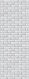 SEINAPANEEL VILO PVC 250X2650MM WHITE BRICK 2,65M2 PAKIS