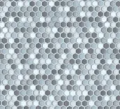 SEINAKATE D-C-FIX NIISKUSKINDEL HEXAGON GRAU 67,5CMX4M