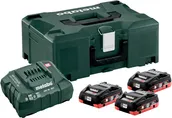 AKUKOMPLEKT METABO 3X4.0 AH LIHD + LAADIJA ASC 55+METALOC KOHVER