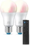 LED LAMP WIZ 8W A60 E27 806LM RGB 2TK PAKIS+PULT WIFI/BT