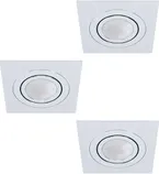 RIPPLAEVALGUSTI EGLO AREITIO 3X5W LED GU10 3000K ALUMIINIUM