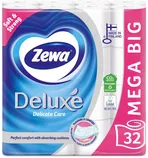 TUALETTPABER ZEWA DELUXE DELICATE CARE 3-KIHILINE 32 RULLI PAKIS