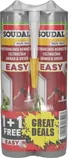 HERMEETIK EASY AKNAD & UKSED VALGE 290ML 1+1 TASUTA