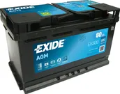 AUTOAKU EXIDE AGM 80AH 800A 315X175X190MM