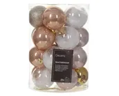 KUUSEEHE DECORIS PURUNEMISKINDEL 6CM LÄIKIV MIX 20TK