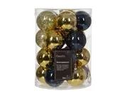 KUUSEEHE DECORIS PURUNEMISKINDEL 6CM GLITTER MIX 20TK