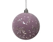 KUUSEEHE DECORIS PURUNEMISKINDEL 8CM LILLA