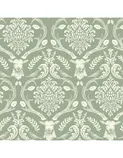 TAPEET ARTHOUSE STAG DAMASK SAGE GREEN 0,53X10,05M