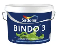 SEINA- JA LAEVÄRV SADOLIN BINDO 3 10L VALGE (BW) TÄISMATT