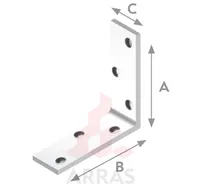 NURGIK ARRAS 40X40X15X2MM VALGE