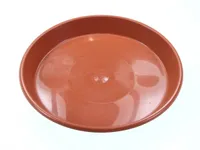 LILLEPOTI ALUS FORM PLASTIC 22CM TERRAKOTA