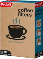 KOHVIFILTER UNIVERSAALNE PACLAN 100TK PAKIS