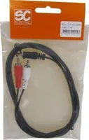 KAABEL RCA-3,5MM PISTIK 1,5M