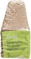 TURBAPOTID 4LIVING GREEN 8X8CM KANDILINE 10TK PAKIS