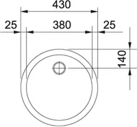 VALAMU FRANKE RONDA RAX610-38 ROOSTEVABA Ø430X200MM SILE