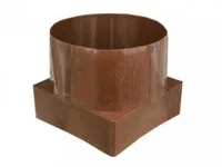 VENT.ADAPTER 90X90 D100 PRUUN EIROPLAST