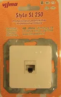 SÜVISTATAV 1-NE ARVUTIPESA VILMA RJ45 RAAMITA SL-250 VALGE