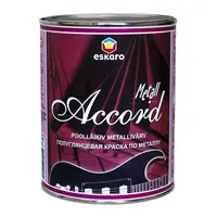 METALLIVÄRV ESKARO ACCORD METALL 0,9L VALGE POOLLÄIKIV