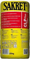 PUMBATAV LUBITSEMENTKROHV SAKRET CLP+ 25KG VALGE