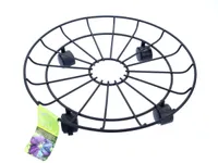 LILLEPOTI ALUS METALLIST RATASTEGA 40CM