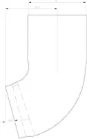 ALUMINE OTS VIHMAVEETORULE PLASTMO 90MM PRUUN