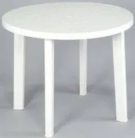 LAUD TONDO PLASTIK VALGE