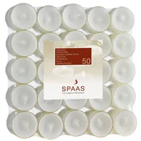 TEEKÜÜNAL SPAAS 4,5H PLASTIKUS VALGE 50TK PAKIS