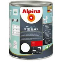 UNIVERSAALVÄRV ALPINA AQUA WEISSLACK 0,75L VALGE LÄIKIV