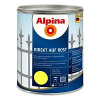 METALLIVÄRV ALPINA DIREKT AUF ROST 0,75L KOLLANE (RAL1021) LÄIKIV