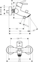 VANNI- JA DUŠISEGISTI HANSGROHE TALIS HG32440000 KROOM