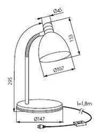 LAUALAMP ZARA HR-40-OR E14 40W 220W IP20 ORANZ