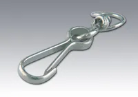 KARABIINHAAGID SIMPLEX 40MM NIKKEL, PÖÖRDLIIGENDIGA