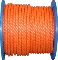 KÖIS KEERUTATAUD POLÜPROPÜLEEN 12MM ORANŽ EN699
