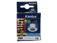 RIPPLAEVALGUSTI HAXA-DSO 1/W LED IP20 ALUM.