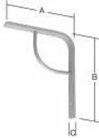 RIIULIKANDUR 220 X 250 X 22 MM LAMINEERITUD PUIT / METALL