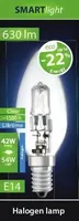 HALOGEENLAMP 42W E14 C35 230V