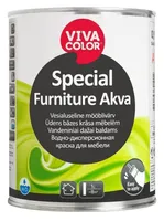 MÖÖBLIVÄRV VIVACOLOR SPECIAL FURNITURE AKVA 0,9L VALGE POOLMATT