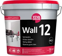 SEINAVÄRV VIVACOLOR 12 4,8L VALGE POOLMATT