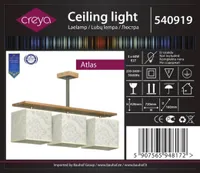 LAELAMP ATLAS 3XE27/60W