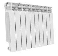 ALUMIINIUMIST RADIAATOR G500F KÜLGÜHENDUSEGA ARMATURA 80,5X573X90MM 1 RIBI 112W