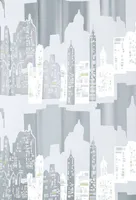 DUŠIKARDIN SPIRELLA 180X200CM A-1011572 SKYLINE PEVA