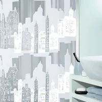 DUŠIKARDIN SPIRELLA 180X200CM A-1011572 SKYLINE PEVA
