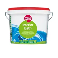 SEINAVÄRV VIVACOLOR INTERIOR BATH 2,7L VALGE POOLLÄIKIV